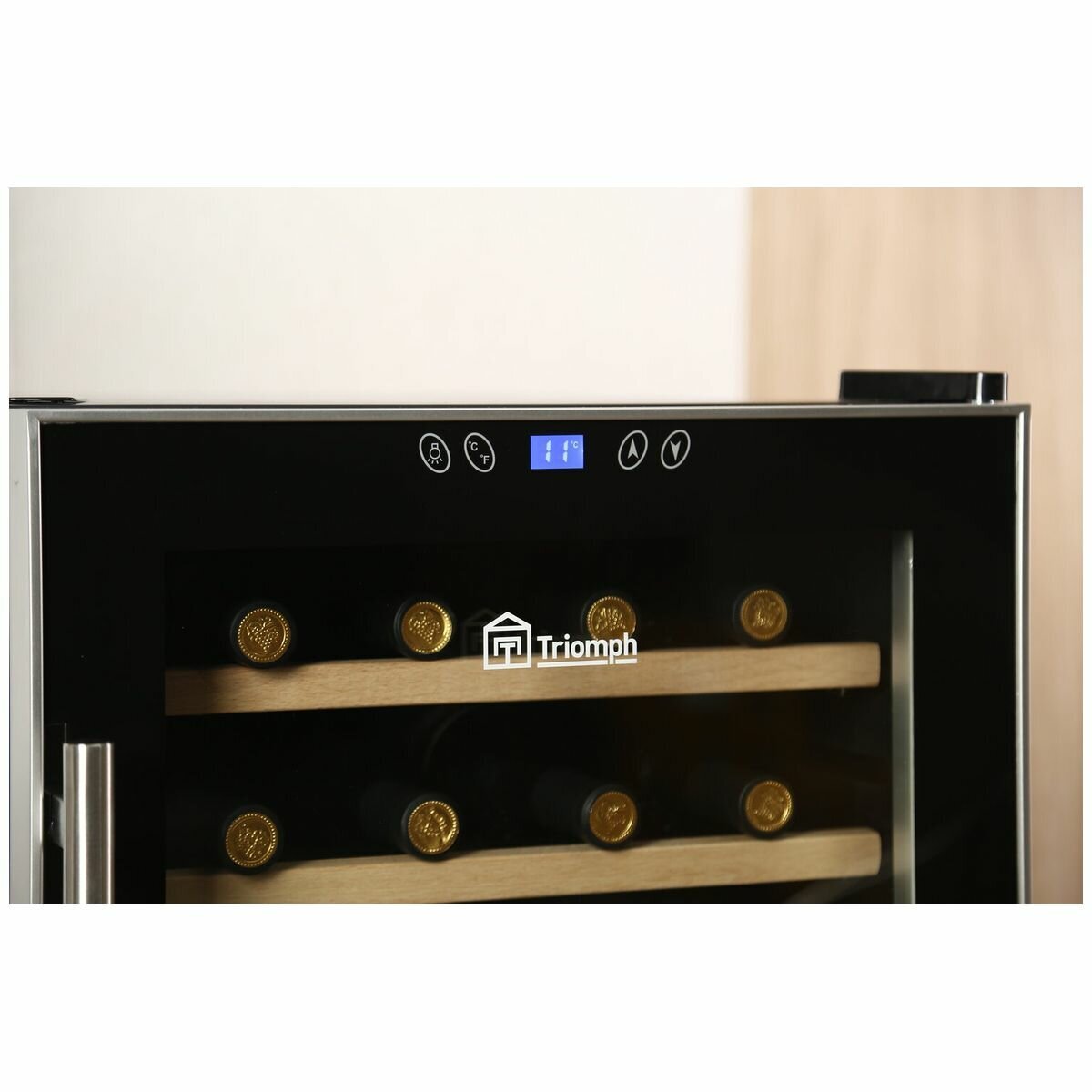 Triomph 28 Bottle Wine Storage Cabinet TCCV28B hero image