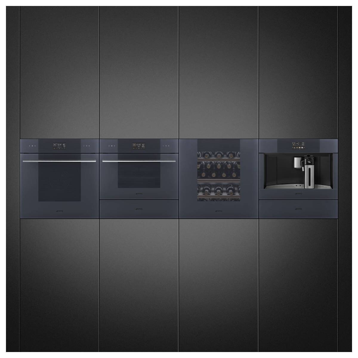 Smeg Linea 15cm Sommelier Drawer - Neptune Grey CPS115G hero image