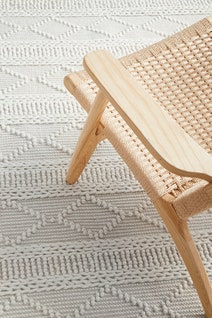 Rug Culture Maison Extra Large White & Natural Rug 320X230CM - MSN-ZOE-320X230 hero image