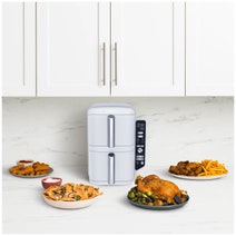 Ninja 9.5L DoubleStack XXXL 2 Drawer Air Fryer White SL400WH hero image