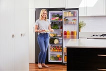 Samsung 635L Side by Side Non-plumbed Fridge SRS673DMB hero image