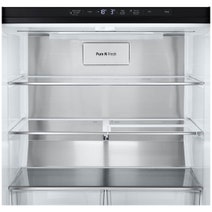 LG 506L French Door Fridge with Slim In-Door Ice and Water Dispenser Matte Black GF-L500MBL hero image