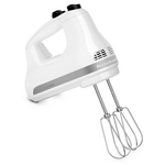 KitchenAid Classic Five Speed Hand Mixer White 5KHM5110AWH hero image