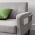 Zinus Adair Modern 3 Seater Sofa with Armrest Pockets Light Grey AU-AD-LG-3P image NaN