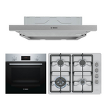 Bosch 60cm Built In Oven and Gas Cooktop with Slideout Rangehood Cooking Pack BSHCOOKPACK2 hero image