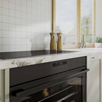Haier 90cm 600 Series Built-in Pyrolytic Oven Black HWO90S17TPB3 hero image