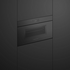 Fisher & Paykel Series 9 76cm Minimal Handleless Compact Combi-Microwave Oven Black OM76NMUNB3 image NaN