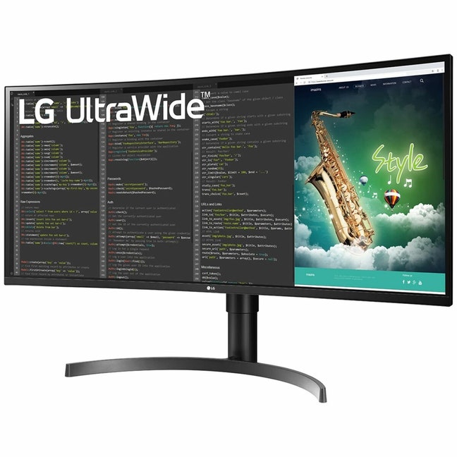 LG 35 Inch UltraWide QHD HDR VA Curved Monitor 35WN75C | Appliances Online