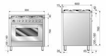 ILVE 90cm Freestanding Dual Fuel Oven/Stove NT96WMP/WH hero image