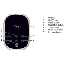Goldair 2000W Whisper Quiet Tower Ceramic Heater with WiFi White GPCT365 hero image