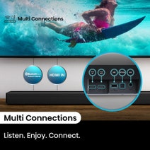 Hisense 5.1.2ch Dolby Atmos Soundbar with Wireless Subwoofer AX5120G hero image