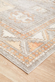 Rug Culture Mayfair Large Grey & Peach Rug 290X200CM - MAY-CAT-GRY-290X200 hero image