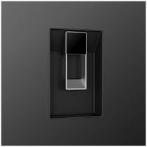 Haier 523L Series 300 Side-by-Side Fridge Non-Plumbed Water Dispenser Black HRF523XHG hero image