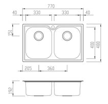 Oliveri WA163PACK Diaz Double Bowl Sink Pack hero image