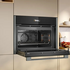 Neff 60cm N 70 Built-in Compact 45cm high Oven with Microwave Function C24MR21G0B image NaN