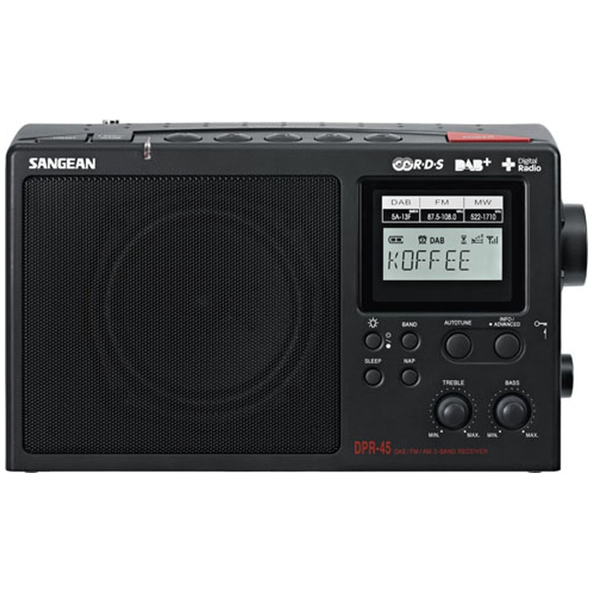 Sangean DPR-45 DAB+ AM FM-RDS Portable Digital Radio hero image