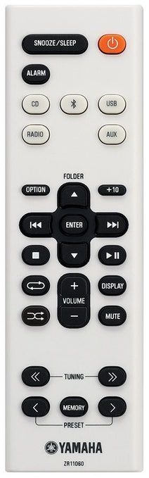 Yamaha MCRB-043DWHI Micro Hi-Fi with DAB+ & Bluetooth hero image