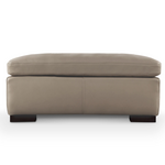 Kalona Genoa Leather Ottoman Taupe 6456-00T hero image