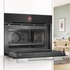 Bosch Series 8 Built-In Black Compact Oven with Microwave Function CMG7241B1A image NaN