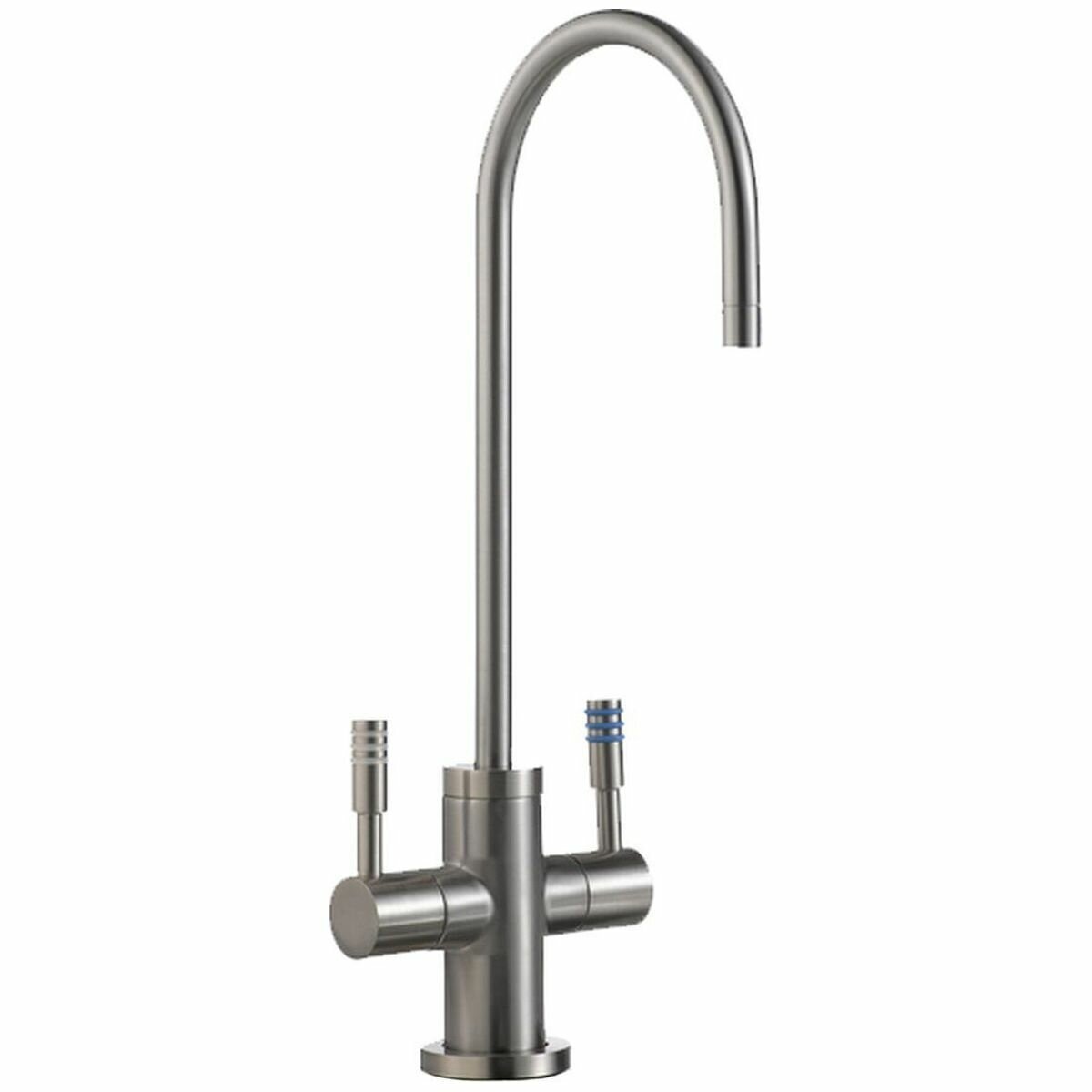 Robinet De Cuisine Zip Water Hydrotap Chill And Spark - Finition Nickel Brossé - Modèle 01034237