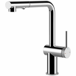 Gessi Inedito Pull Out Dual Function Spray Kitchen Mixer Tap Chrome 60478 hero image