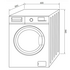 Euromaid 7kg Front Load Washing Machine EFL700WPRO image NaN