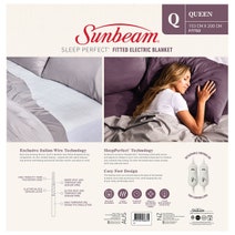 Sunbeam Sleep Perfect Queen Fitted Heated Blanket BLF5151 hero image