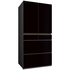 Hitachi 670L Multi Drawer French Door Refrigerator Crystal Black Glass R-GW670TAXK image NaN