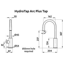 Zip HydroTap G5 Home Arc Plus Boiling & Chilled Filtered Tap Matte Black H5L784Z03AU hero image