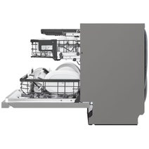 LG 60cm Dishwasher UnderBench Hidden Control with Steam-Platinum Steel XD3A25UPS hero image