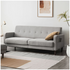 Zinus Adair Modern 3 Seater Sofa with Armrest Pockets Light Grey AU-AD-LG-3P image NaN