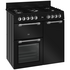 Beko 90cm Multifunction Dual Fuel Black Freestanding Oven BRC916GMB image NaN