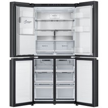 LG 506L French Door Fridge with Slim In-Door Ice and Water Dispenser Matte Black GF-L500MBL hero image