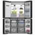 Haier 601L Quad Door Refrigerator with Ice and Water Dispenser Black HRF680YZC image NaN