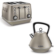 Morphy Richards 240103100103 Evoke Platinum Toaster and Kettle Pack hero image