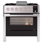ILVE 90cm Panoramagic Freestanding Dual Fuel Oven/Stove Stainless Steel PM09FDS3SS hero image