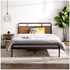 Zinus Double Santa Fe Metal and Wood Bed Frame with Footboard AU-SFBF-BR-D image NaN