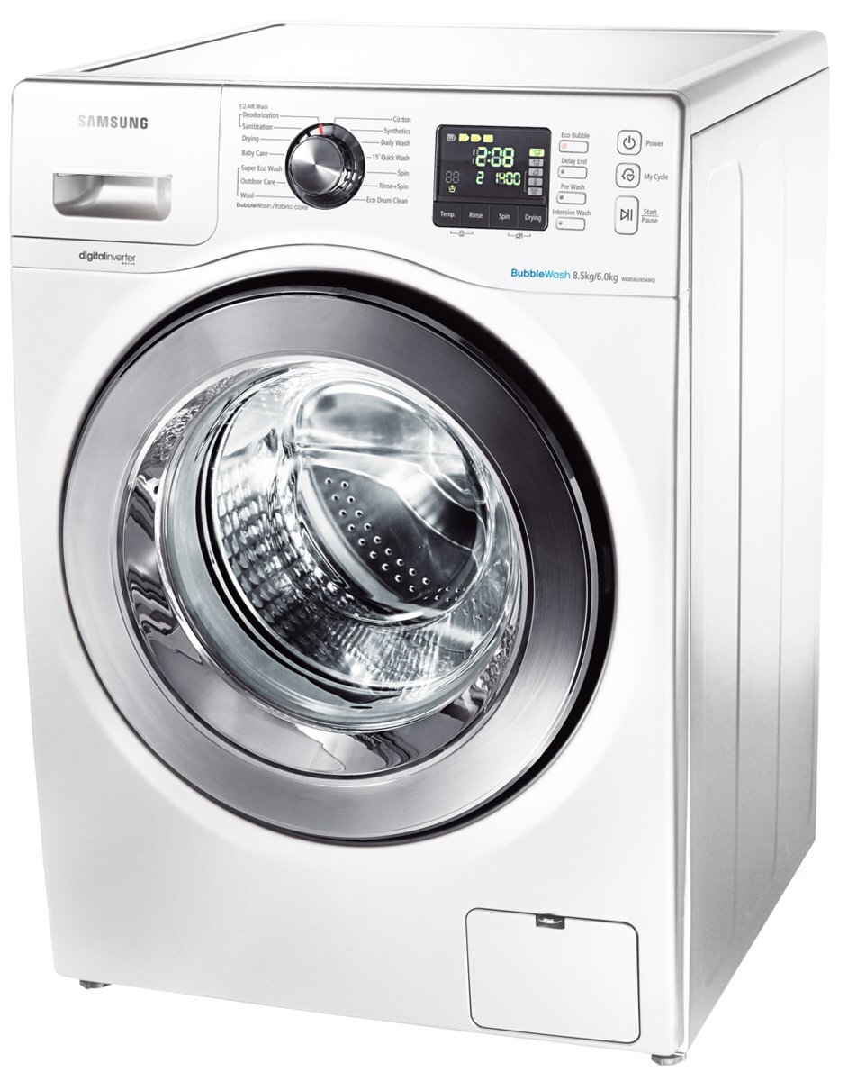 Samsung WD856UHSAWQ 8.5kg Washer 6kg Dryer Combo hero image