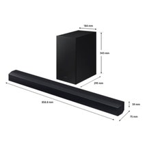 Samsung C450 C Series 2.1ch Soundbar with 6.5 Inch Wireless Subwoofer HW-C450-XY hero image