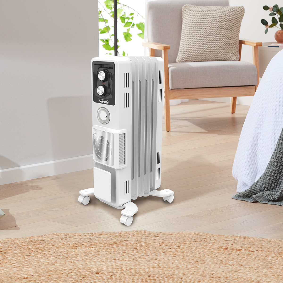 Dimplex 1.5kW Oil Column Heater with Timer and Turbo Fan OCR15TIF hero image