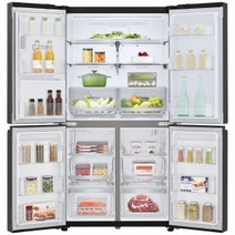 LG 637L French Door Fridge Matte Black GF-L706MBL hero image