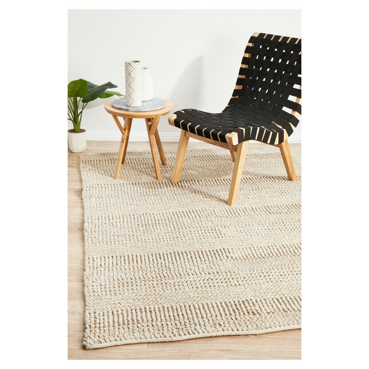 Rug Culture Skandi Large Blue Rug 280X190CM - SKAN310BLU280X190 hero image
