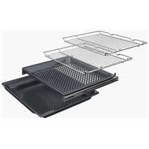 Siemens iQ700 60cm Pyrolytic Oven Gloss Black HB976GMB1B hero image