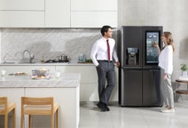 LG 708L InstaView French Door Fridge GF-V708BSL hero image