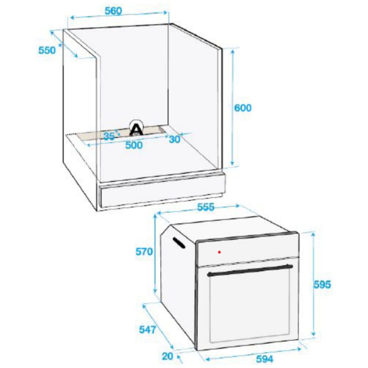 Beko 60cm Multi Function Pyrolytic Oven with Meat Probe & Airfry BBO6852PDX hero image