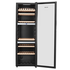 LeCavist 140 Bottle Triple Zone Wine Cabinet Black LEK1403ZPV  image NaN