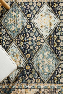 Rug Culture Legacy Large Multi-coloured Rug 290X200CM - LEG-857-NAVY-290X200 hero image