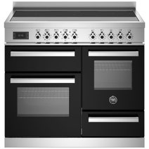 Bertazzoni 100cm Nero Induction Freestanding Oven PRO105I3ENET hero image