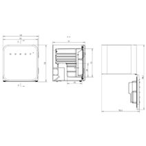 Husky 41L Retro Fridge Red HUSD-RETRO41-RD-AU1 hero image