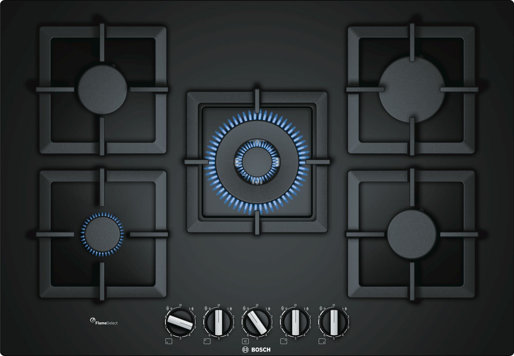 Bosch PPQ7A6B20A 75cm Serie 6 Natural Gas Cooktop hero image